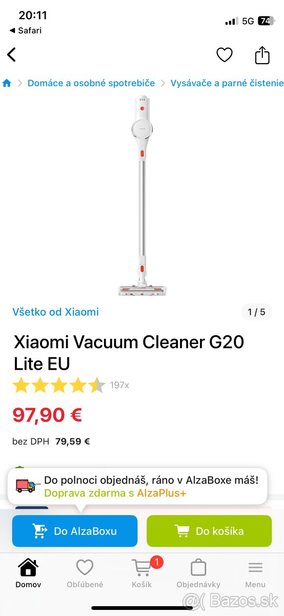 Vysávač Xiaomi G20 lite - 2