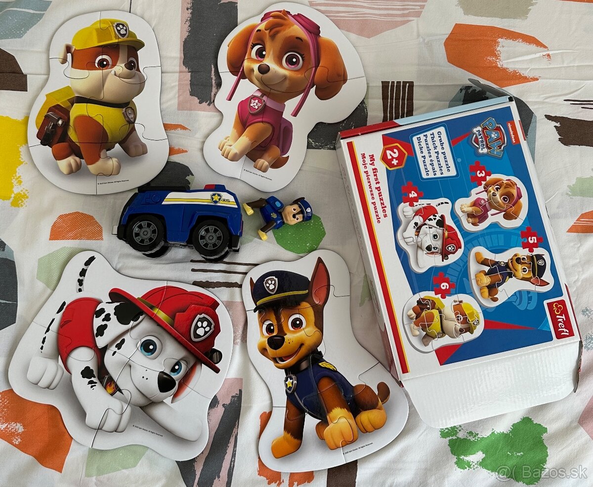 PUZZLE a AUTO z Paw Patroly len za 10EUR - 2