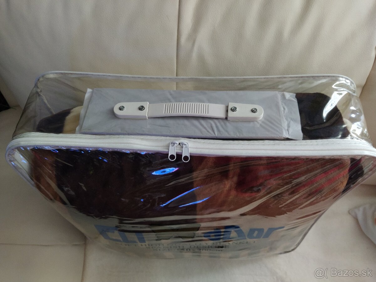 NOVÁ česaná hnedá deka/kožušinová deka 150x200 osobný odber - 2