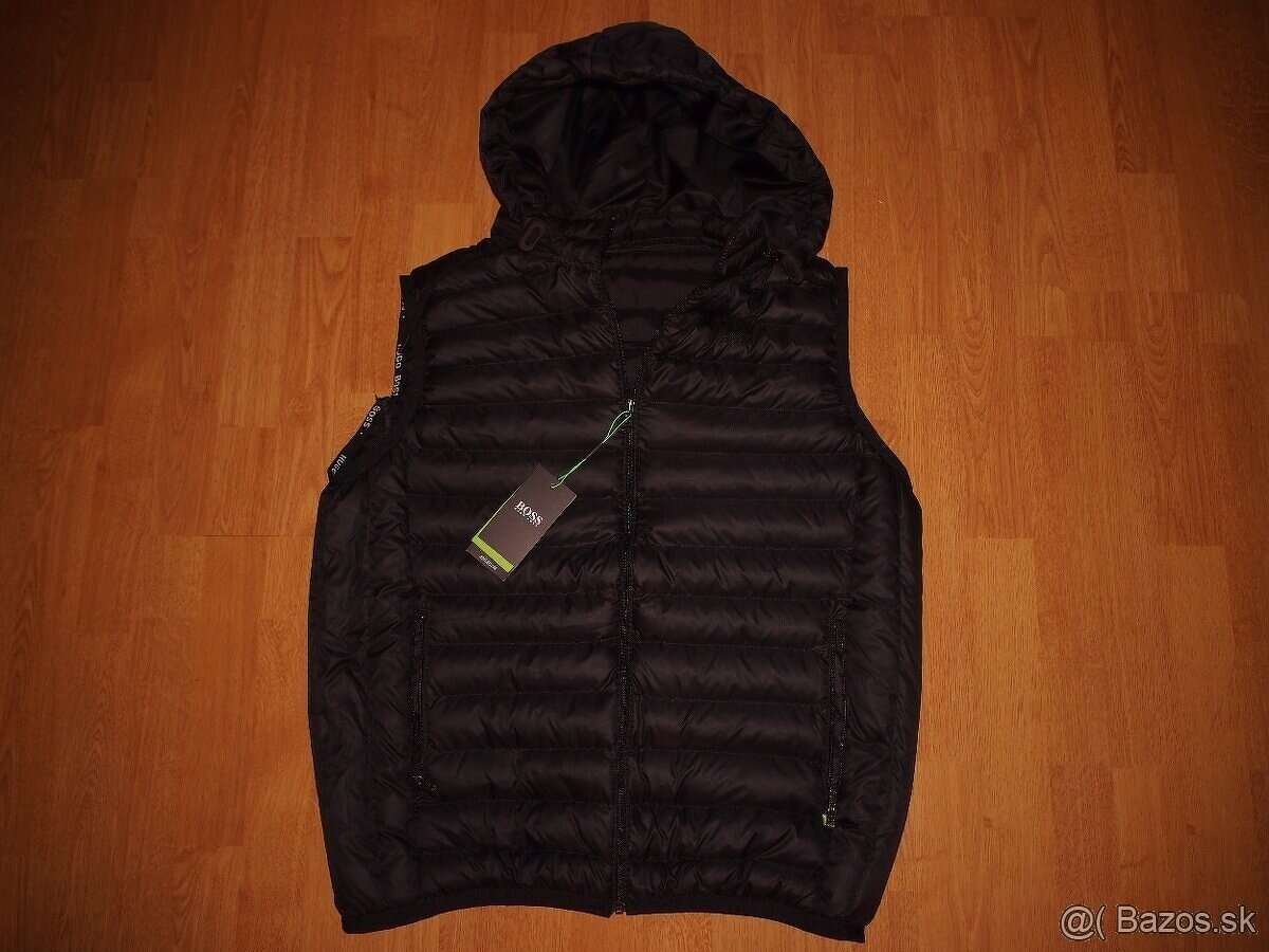 Hugo Boss pánska vesta s kapucňou - 2