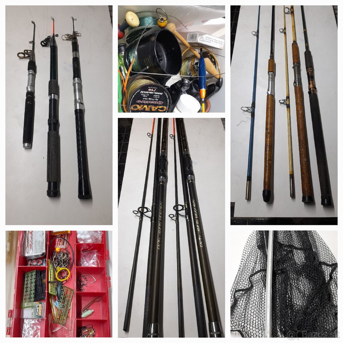 Rybárske potreby, udice, pruty + príslušenstvo - 2
