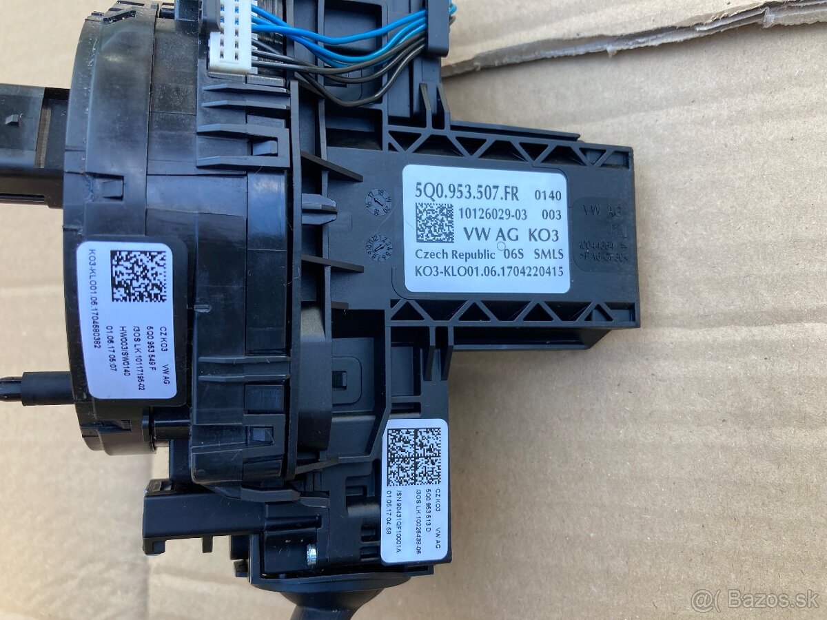 Prepinacie páčky pod volant na Octavia 3 - 2