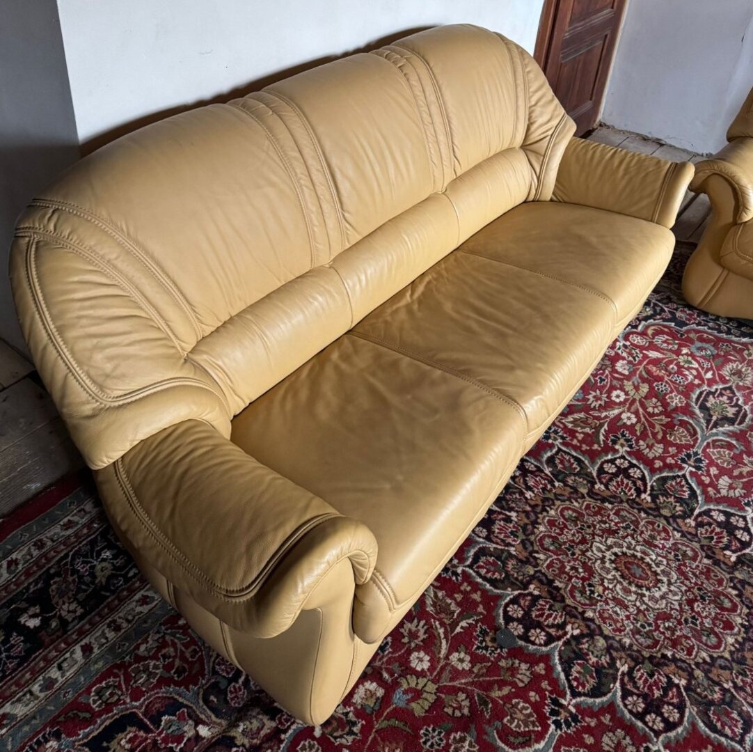 Kožená sedací souprava 3+1,5837 - 2