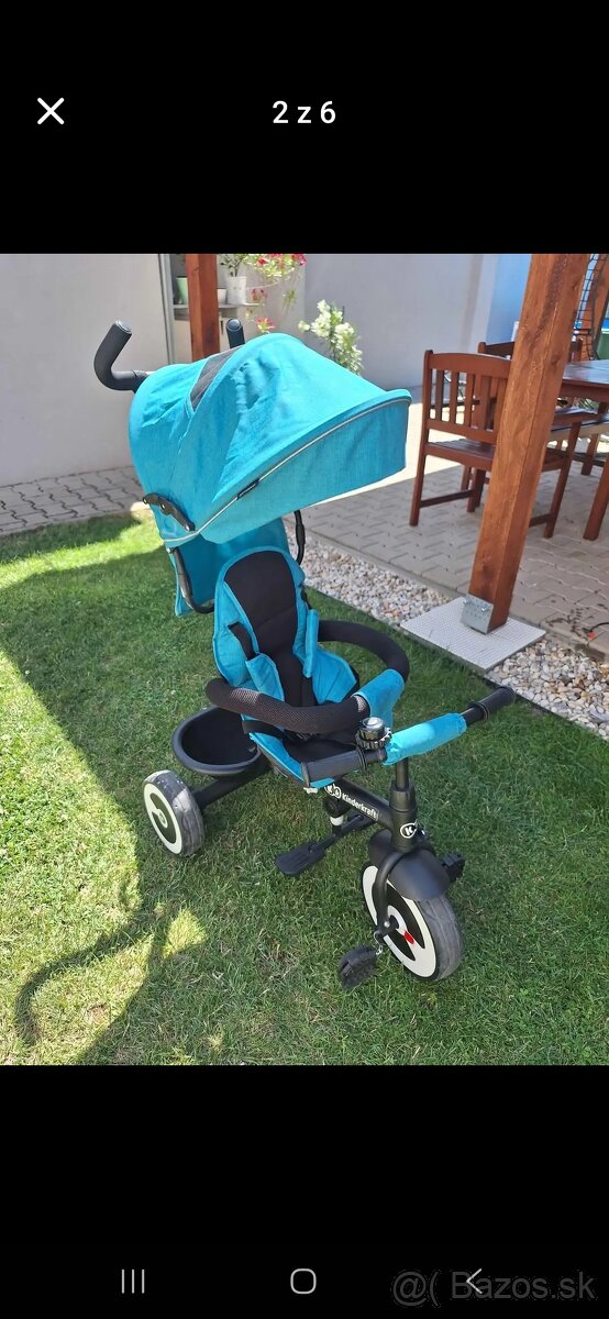 Trojkolka Kinderkraft modrá - 2