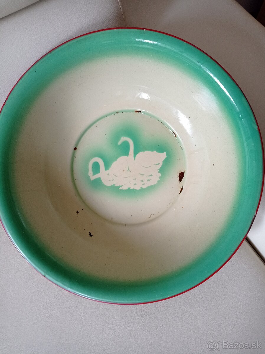 Starožitný lavór, Priemer 42 cm - 2