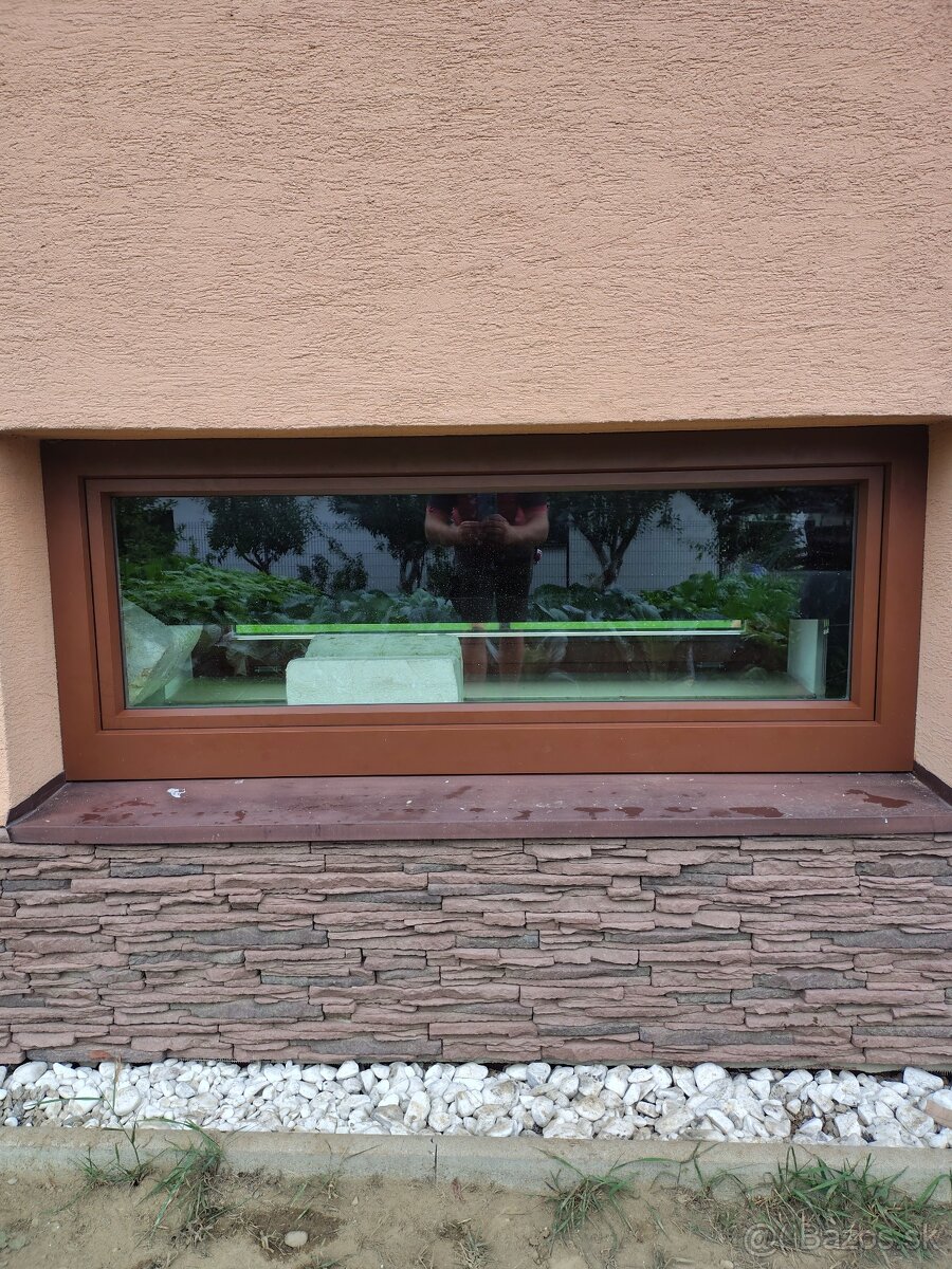 Ponúkam hliníkovú kapotáž na drevené eurookná - 2