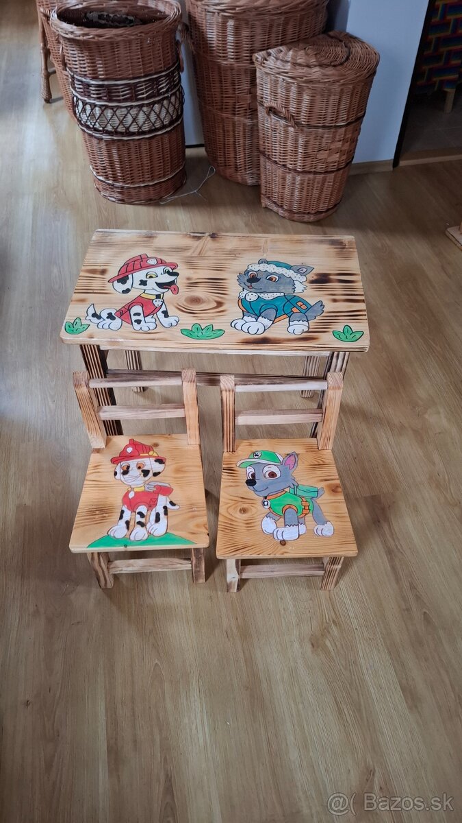 Detske drevene sedenie - 2