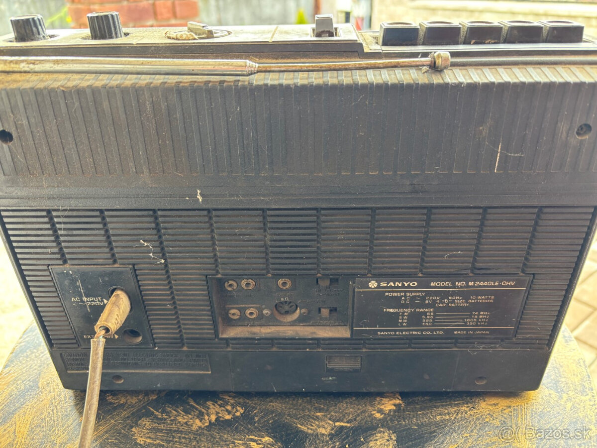 Rádiomagnetofón Sanyo M2440LE.CHV - 2