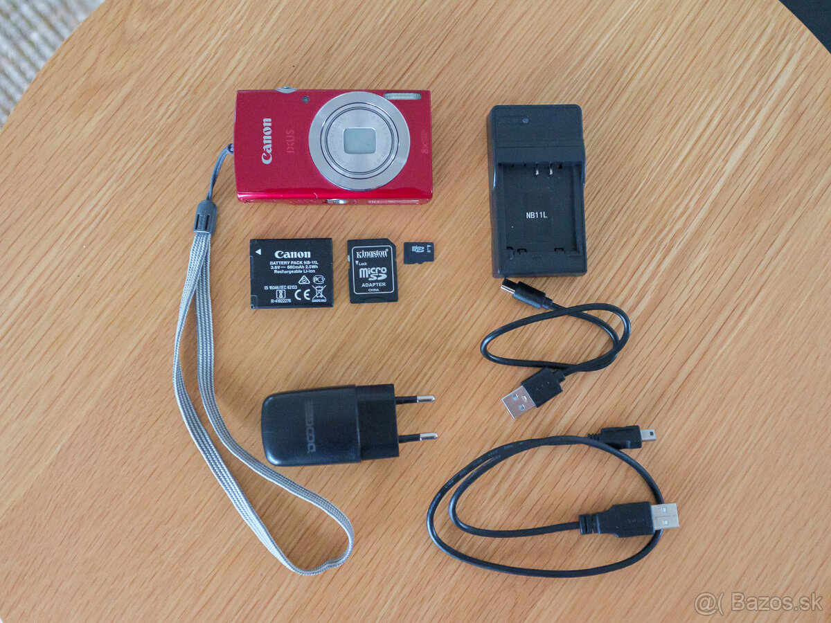 Canon IXUS 175 červený - 2