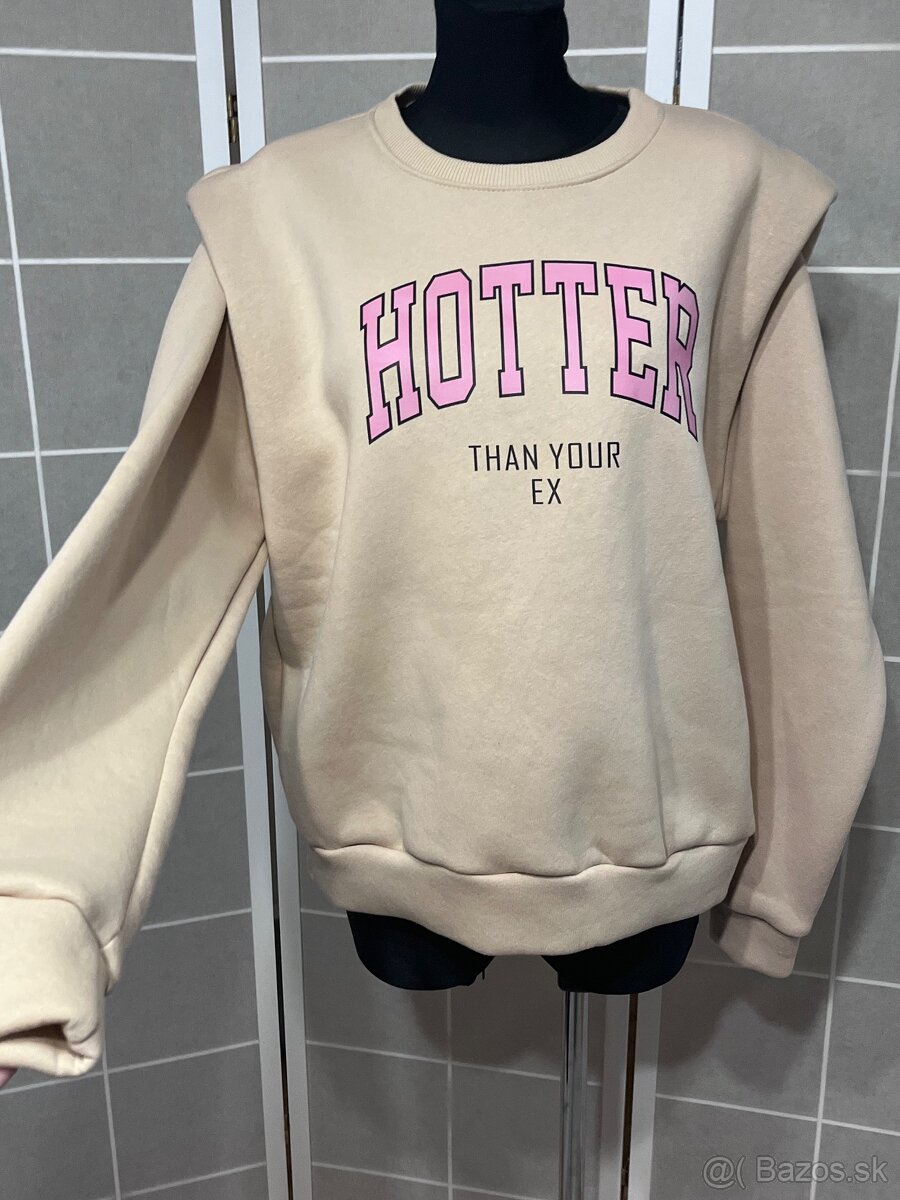 Béžová mikina - 2