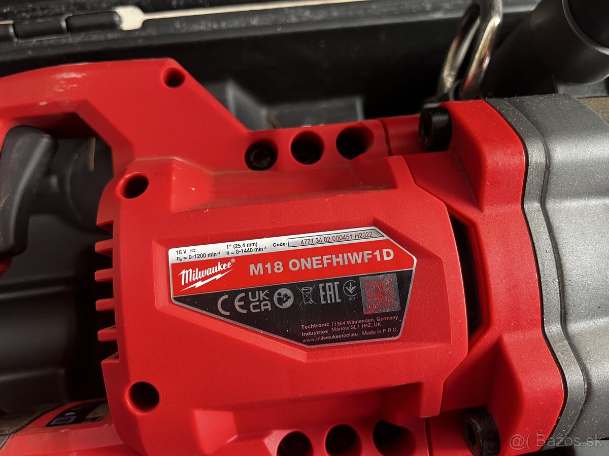 Milwaukee M18 rázový uťahovák ONE-KEY, použitý - 2