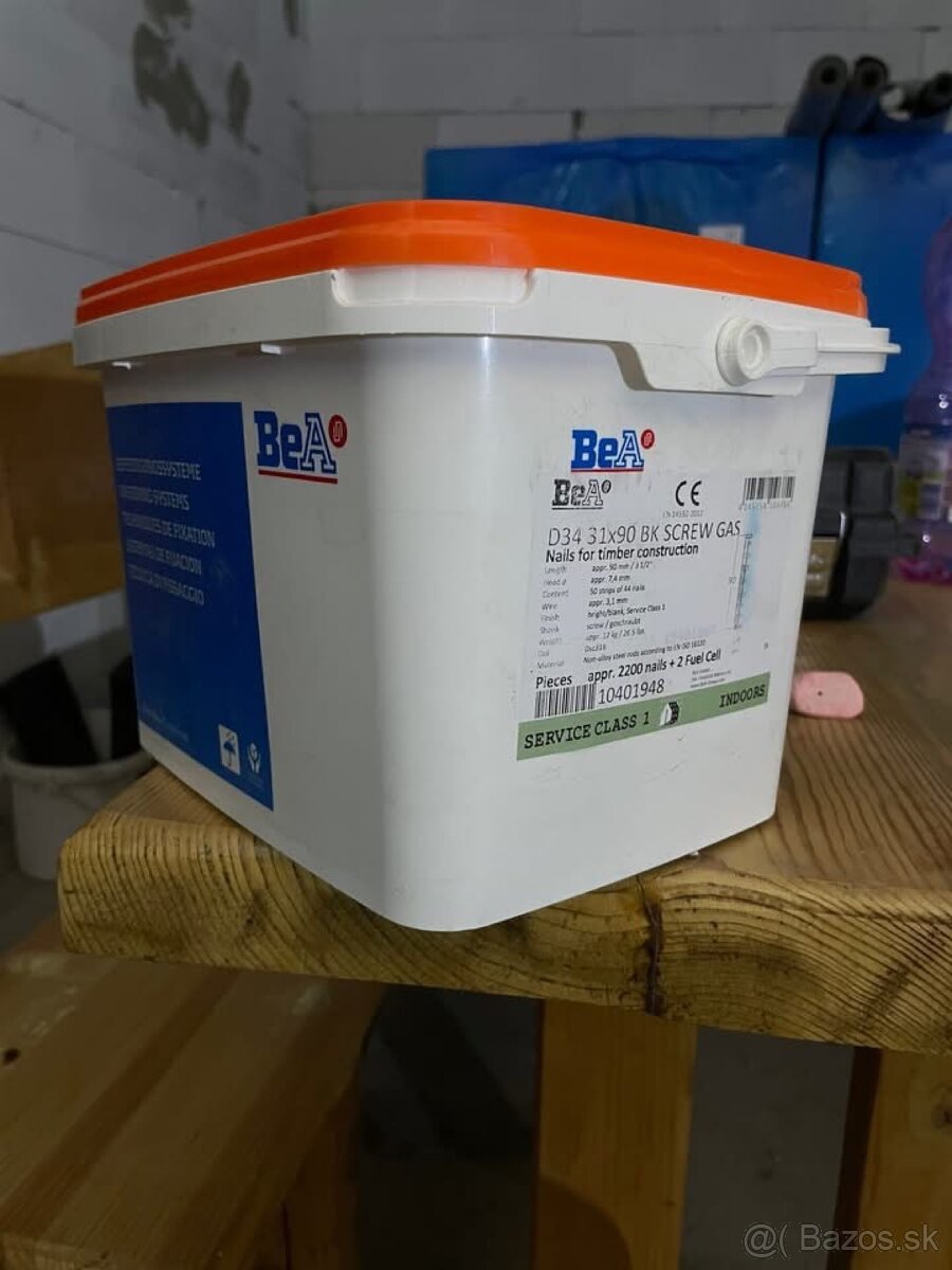 Klince do klincovačky BeA 3,1x90 - 2