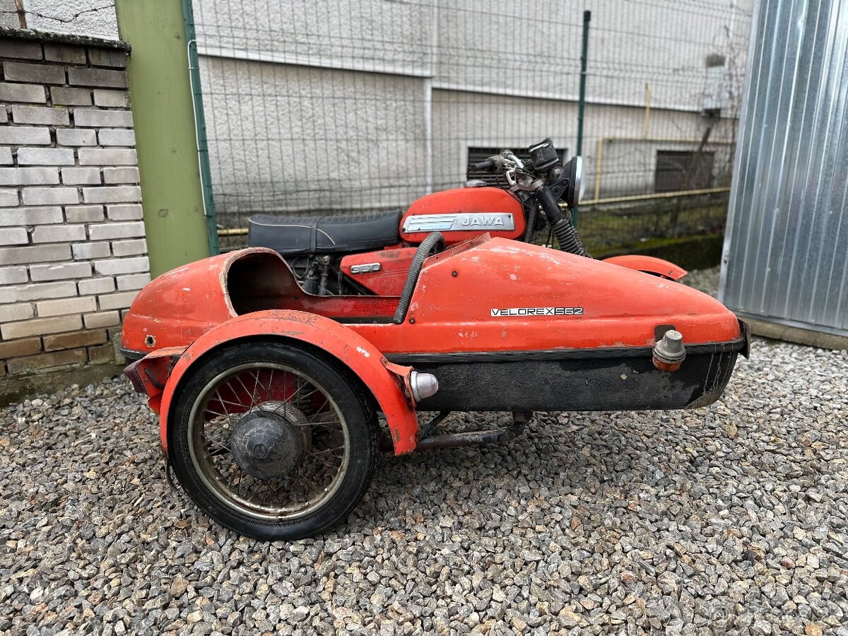 JAWA 350 + Velorex - 2