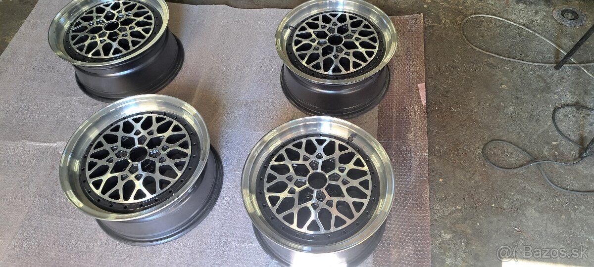 R15 kolesá 4×100 ET25 – po renovácii, dobové (VW Golf MK2 - 2