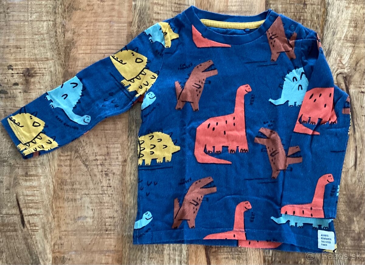 Tričká s dlhým rukávom 18-24m/92cm - 2