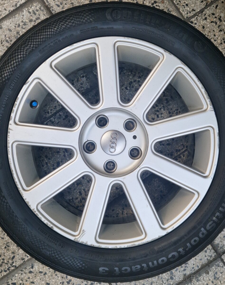 Predám ALU disky R17 Audi - 2