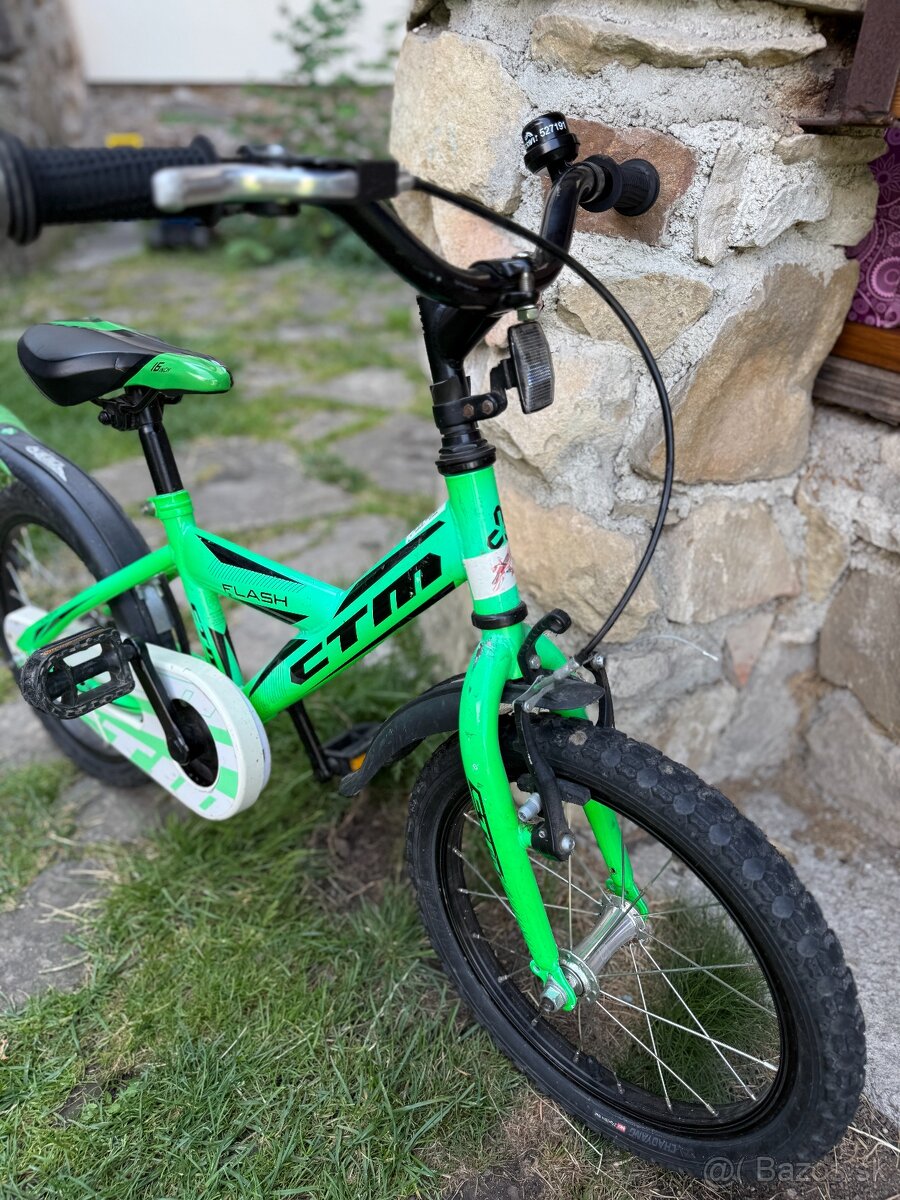 Detský bicykel CTM Flash 16 – zelený - 2