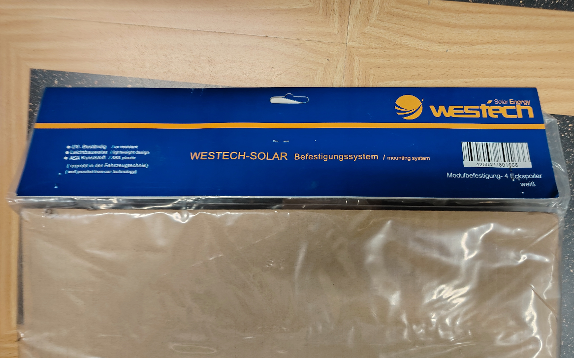 Predám sadu držiak FV panela na karaván, loď (B=4) - 2