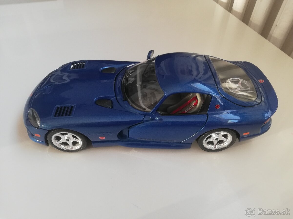 1:18 DODGE Viper, modra Bburago - 2