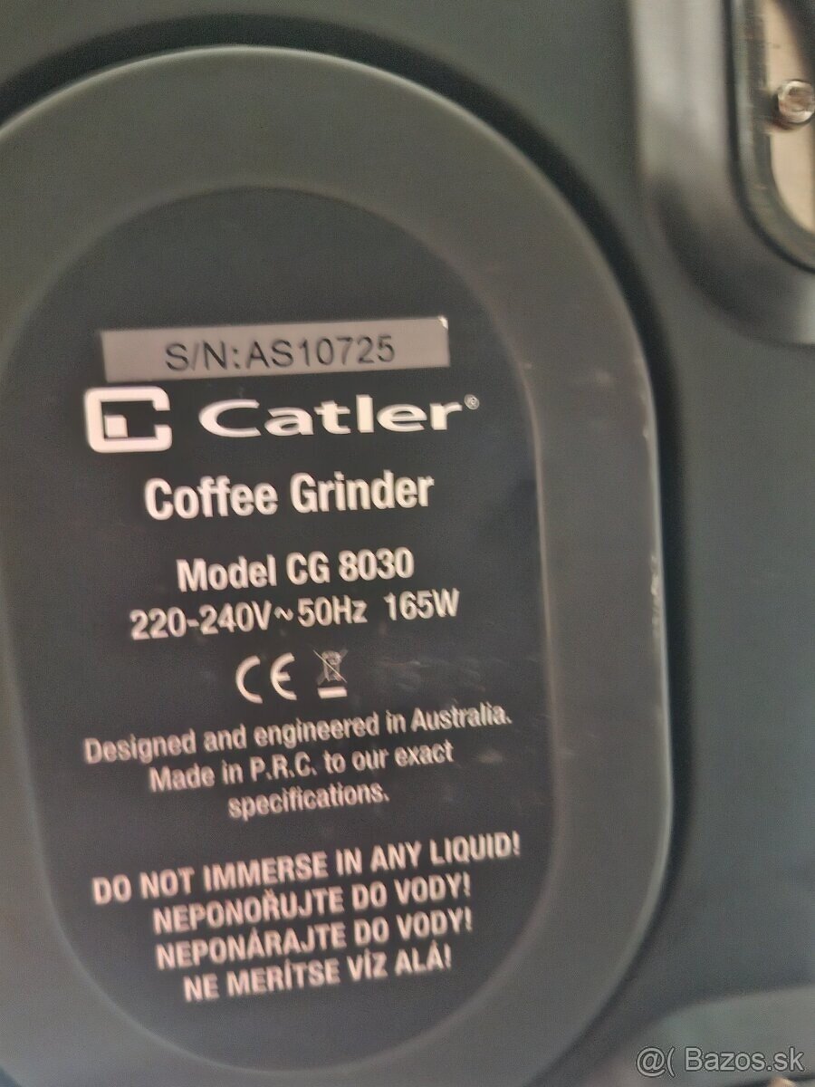 Mlynec na kávu Catler CG 8030 - 2
