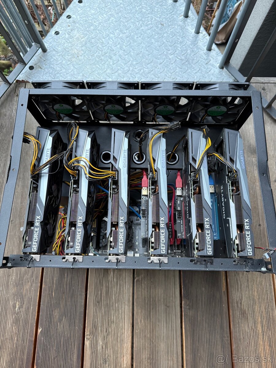 Mining rig 6×GIGABYTE GeForce RTX3060/3070–SimpleMining OS - 2