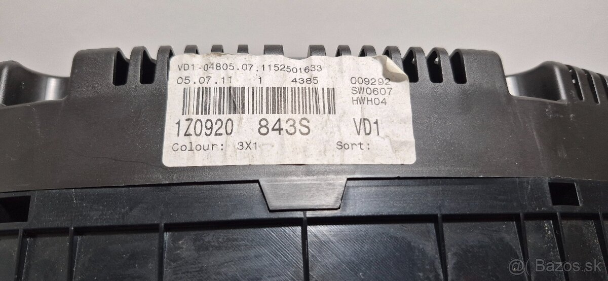 tachometer maxidot octavia 2 facelift diesel 2009-2012 - 2