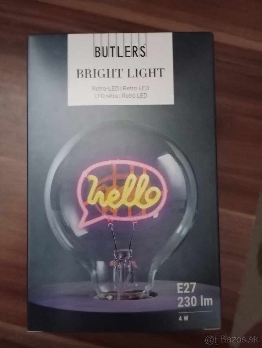 Žiarovka napíš HELLO - 2