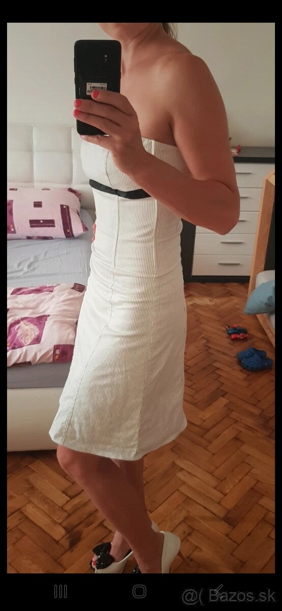 Chantall šaty s jemným pasikom - 2