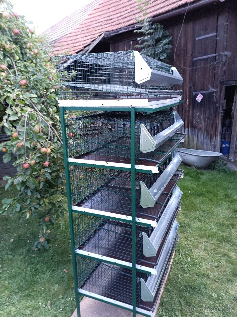 Klietky pre prepelice zo stojanom - 2