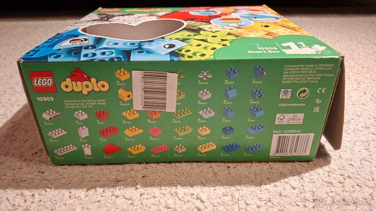Lego Duplo 10909 Box so srdiečkom - 2