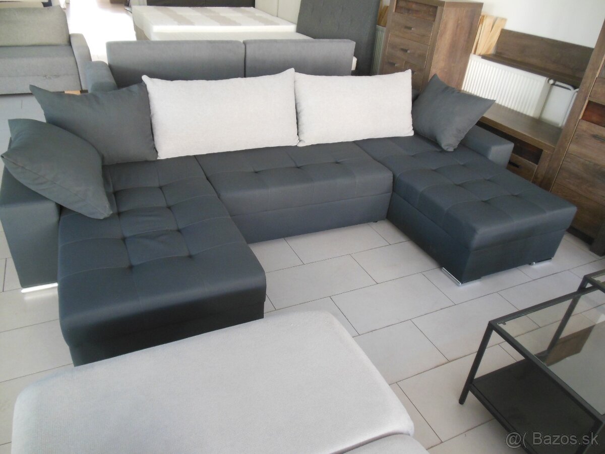 Sedačka U rozkladacia. - 2