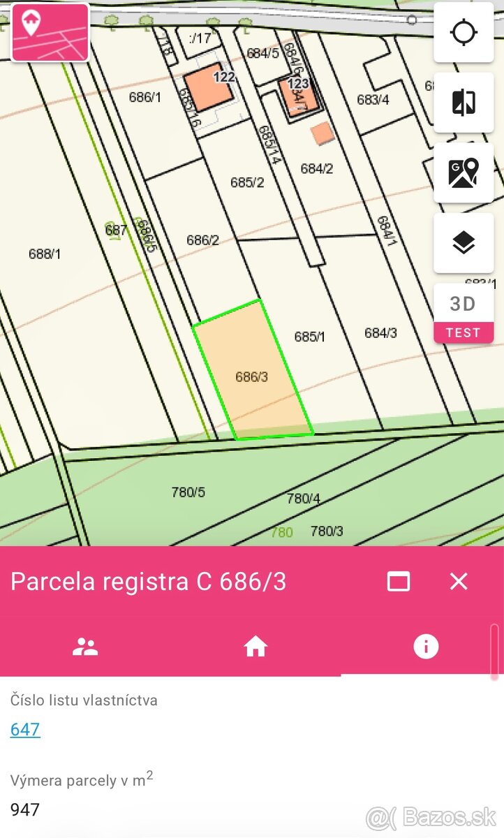 Predám pozemok v osádke - 2