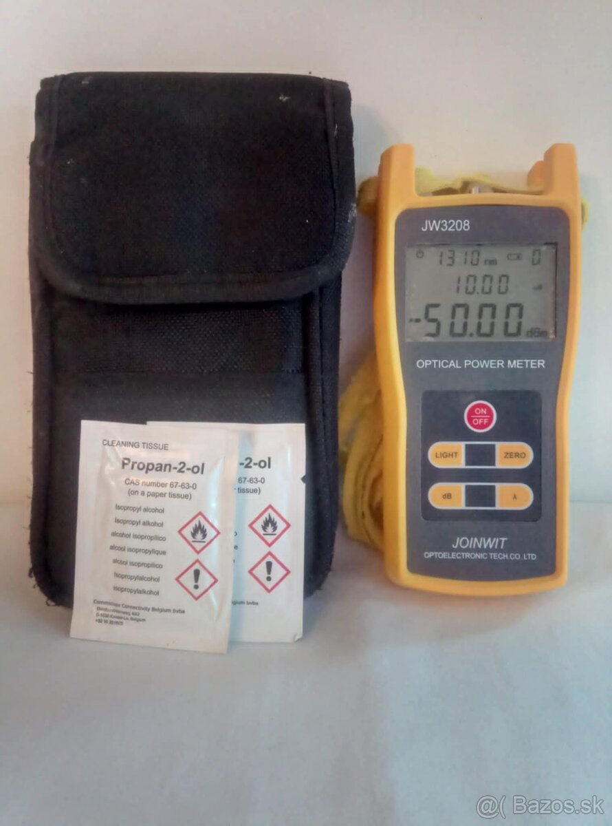 JW3208A OpticAL POWER METER -70 TO +3DBM FIBER Optic TOOL - 2
