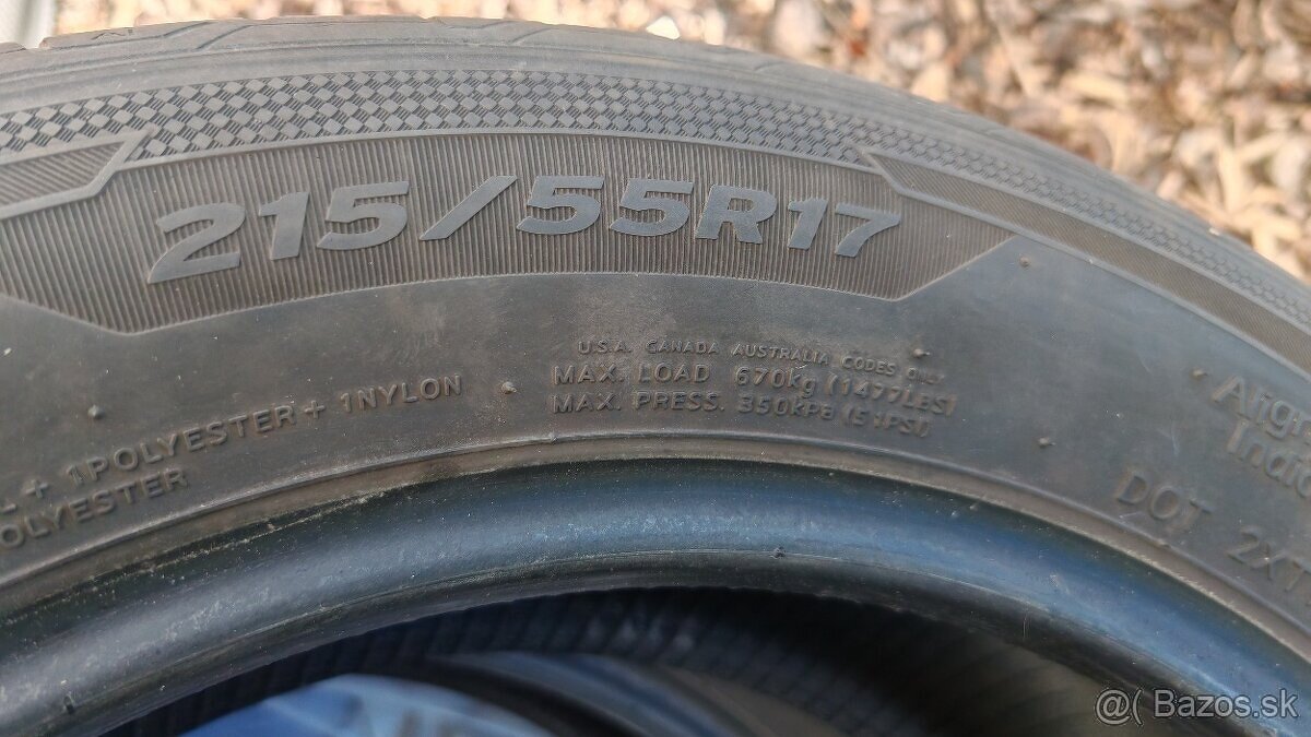 Pneumatiky 215/55 R17 - 2
