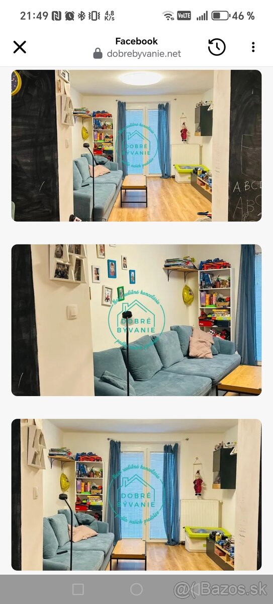 Predam 2 izbový byt v uzavretom dvore - 2