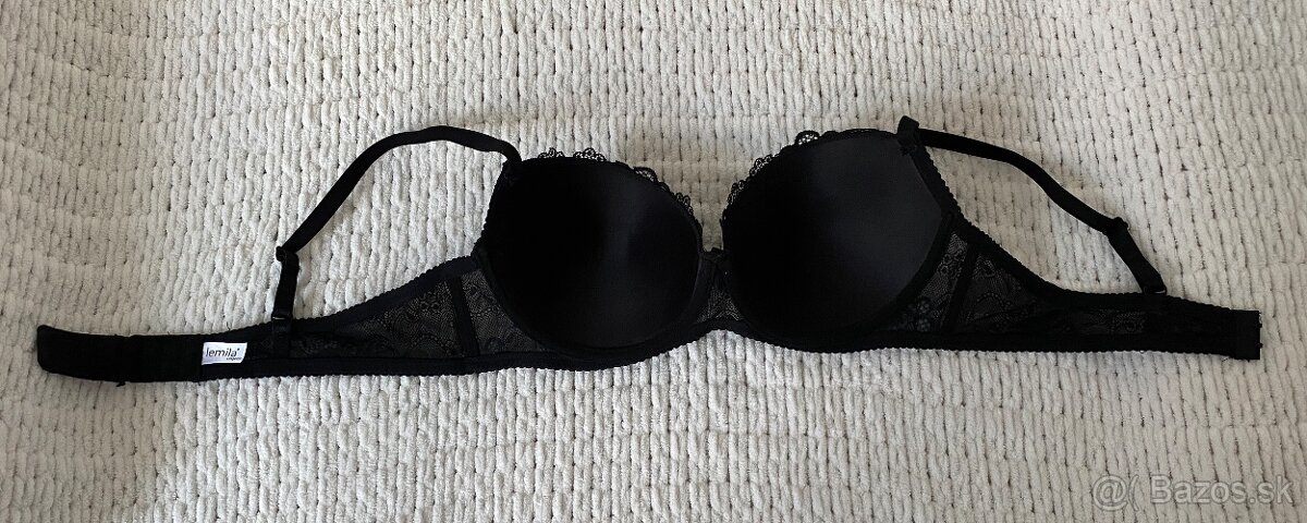 ČIERNA ČIPKOVANÁ PODPRSENKA - 2