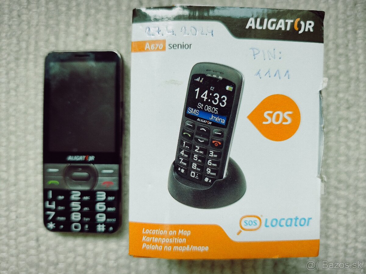 mobily ALIGÁTOR A670 Senior a A900 GPS Senior - 2