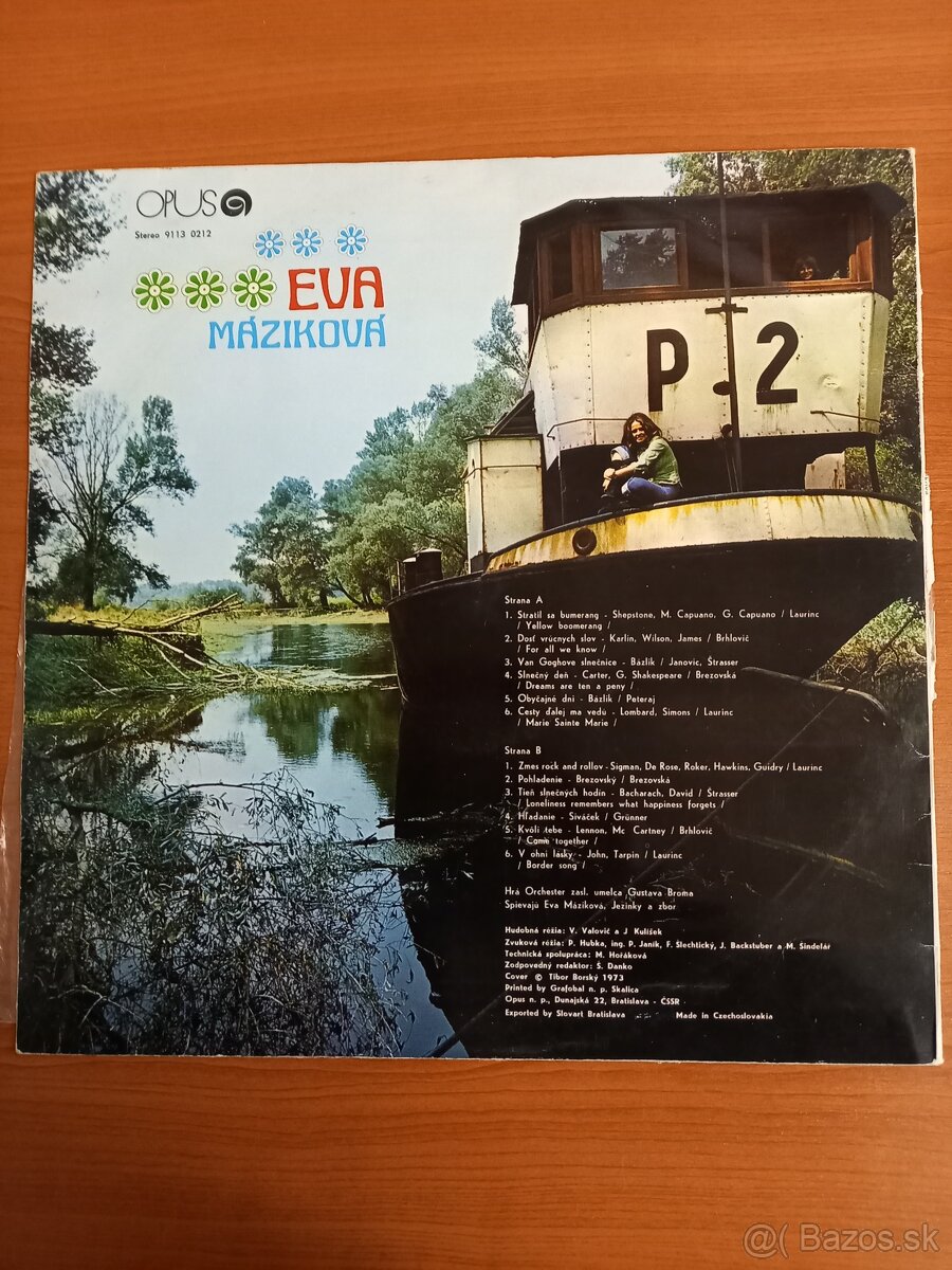 Predám LP album Eva Máziková - 2