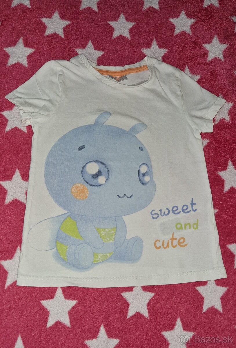 Tričká s krátkym rukávom, v. 98 - 2