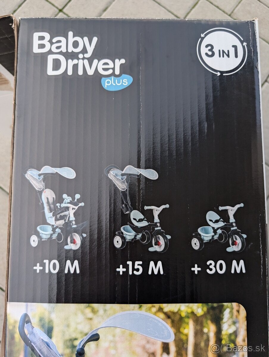 Trojkolka Smoby Baby Driver Plus - 2