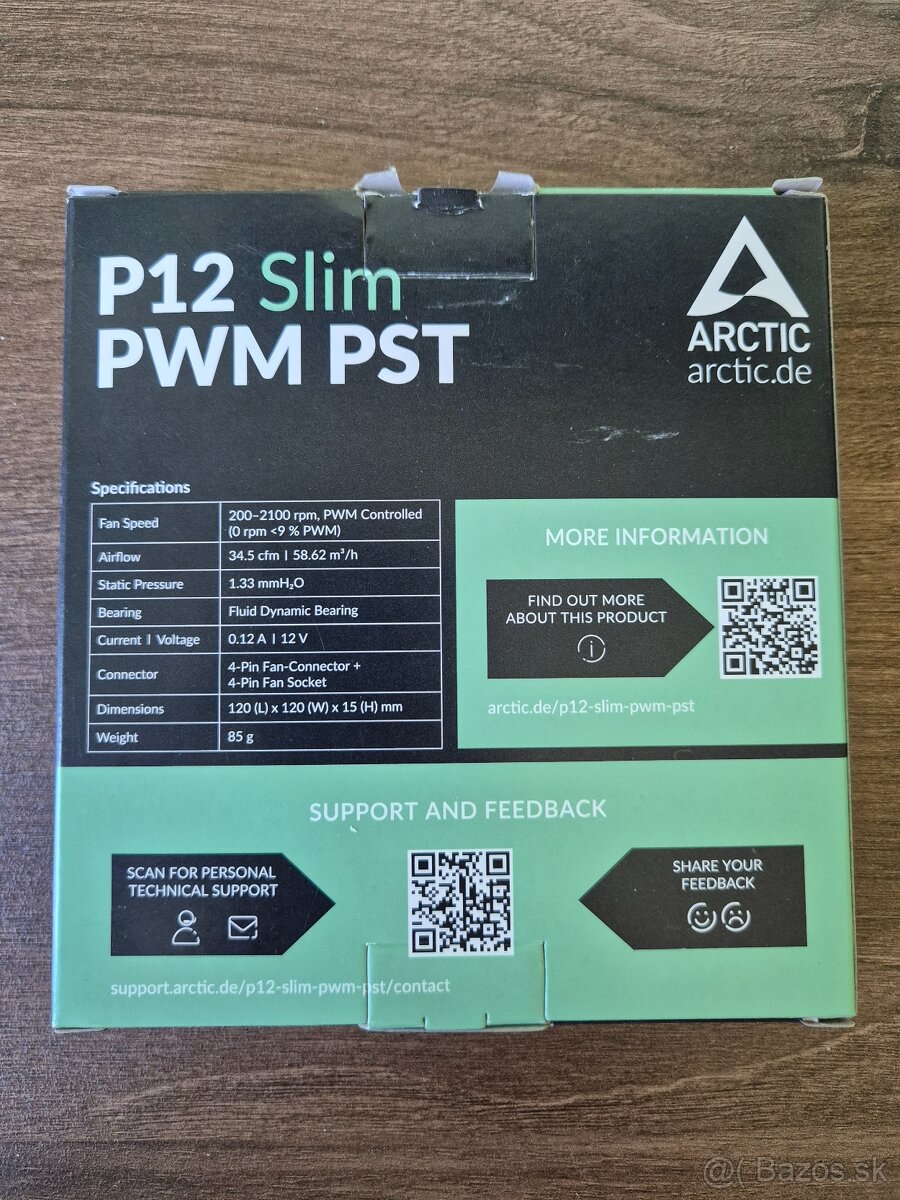 ARCTIC P12 Slim PWM PST - 2