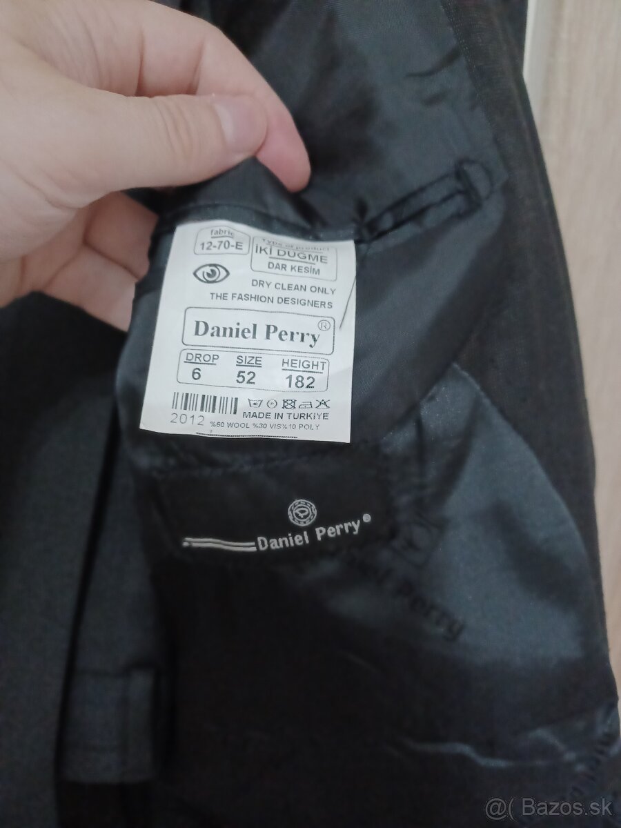 Pánsky oblek čierny - 2