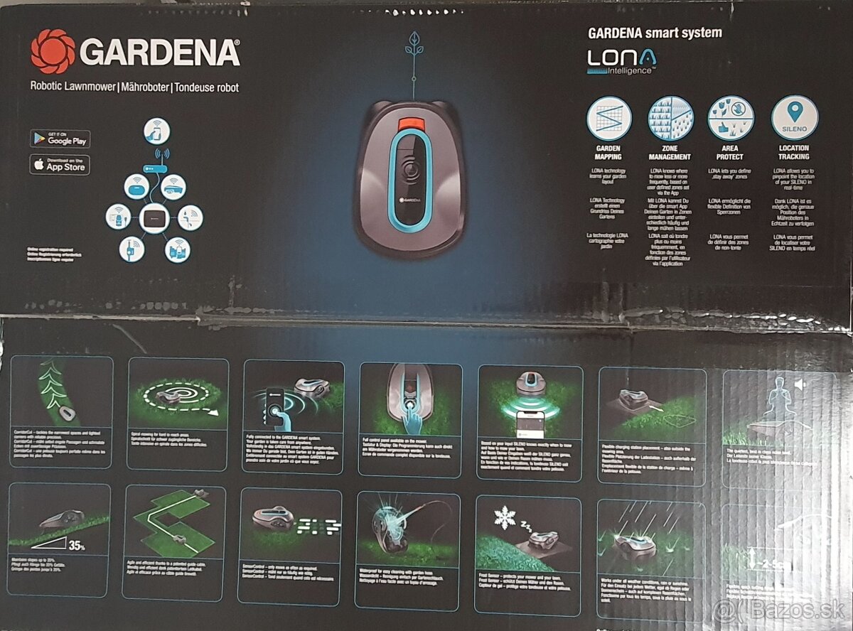 Robotická kosačka Gardena SILENO Life 1500 m2 - 2