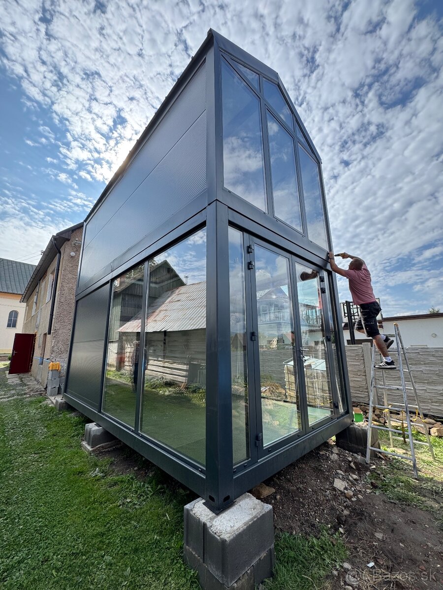 Obytný modulový poschodový kontajner tiny house, chalet - 2