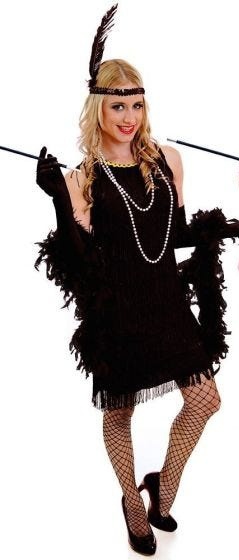 Rukavice, čelenka, držiak na cigaretu GREAT GATSBY - 2