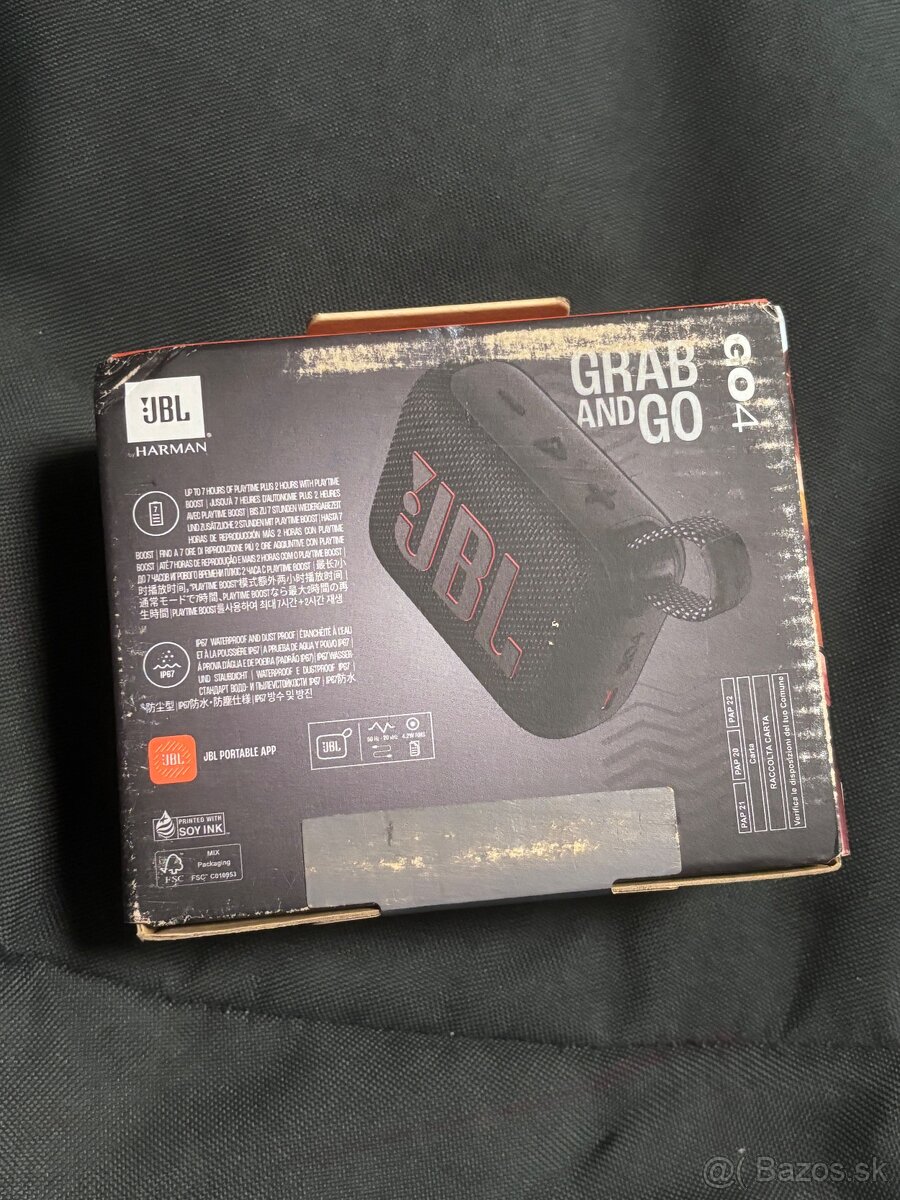 JBL GO 4 - nepoužity - 2