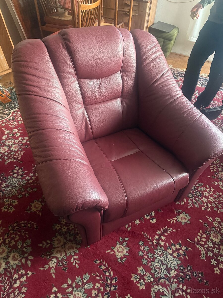 Kožená sedačka - 2