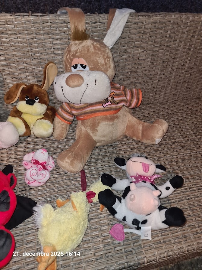 Plyšové hračky, plys, 9ks - 2