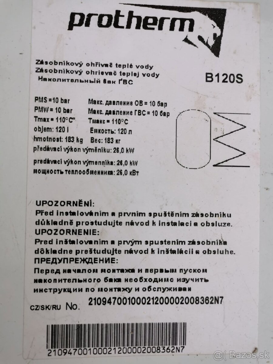Plynový kotol Protherm Lev28 KKO - 2