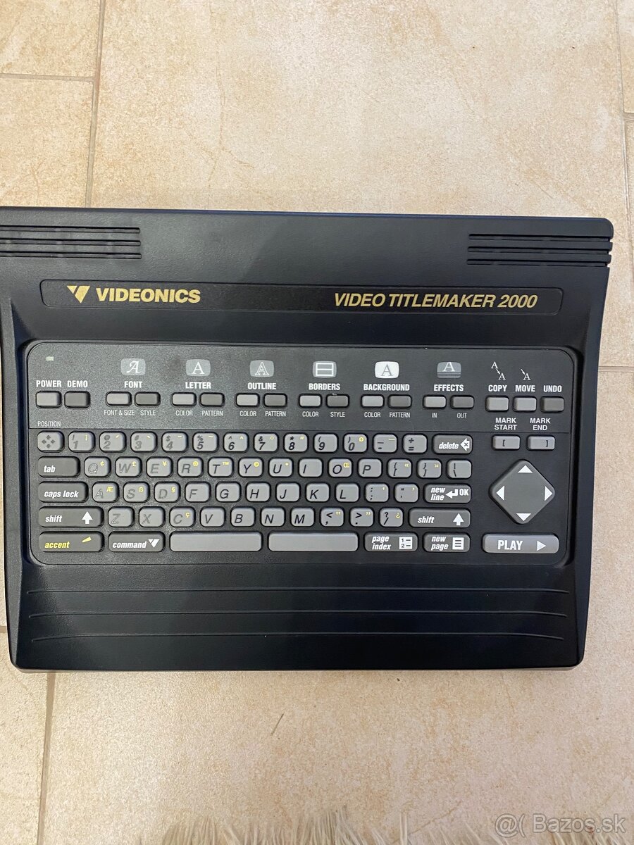 Titulkovač a video mixer - 2